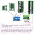 thumbnail image 4 of CC 12V 20A Fácil de Instalar Caja de Riel DIN Parámetros de Configuración del Interruptor DIP Módulo de Relé Modbus RTU RS485 de 32 Canales RYR432D, 4 of 5