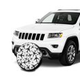 thumbnail image 5 of Random Airplanes Pattern Spare Tire Cover for Hummer Custom Aviation Fighter Pilot Car Wheel Covers 14-17hh, 5 of 5