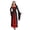 Red, variant on FASHOFT Witch Women Halloween 2026 Bat Sleeve Dress Vampire Renaissance Adult Gothic Dresses