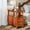 walnut2, variant on Tribesigns 2 Drawers Wooden Side End Table with Storage Shelf for Living Room (1pcs)