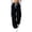 Black, variant on Khunlpohl Casual Long Sweatpants Elastic Waist Drawstring Workout Joggers Sweatpant Loose Fashion with Multiple Pockets