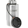 thumbnail image 2 of Nalgene Standard 38 oz Silver and Black Insulated Stainless Steel Water Bottle with Wide Mouth Lid, 2 of 3