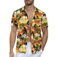 thumbnail image 5 of Iceglad Men's Hawaiian Shirt Short Sleeve Casual Button Down Shirt for Men Printed Summer Beach Shirt, 5 of 5