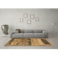 thumbnail image 3 of Ahgly Company Indoor Round Oriental Brown Industrial Area Rugs, 7' Round, 3 of 4