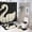 style-782, variant on 4 Pcs Shower Curtain Set Vintage Antique Swan Watercolor Non-Slip Rugs And Toilet Mat Lid Rug Accessories Vintage Swan Bathroom Accessories Set Decor with 12 Hooks for Bathroom Decor 72inch X 72inch
