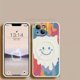 thumbnail image 1 of Magsafe-funda de silicona para iPhone 14 Pro Max, cubierta de Graffiti Smile Magsafing para Apple 13, 12 Pro Max, 14 Plus, Fundas con correa de muñeca, 1 of 4