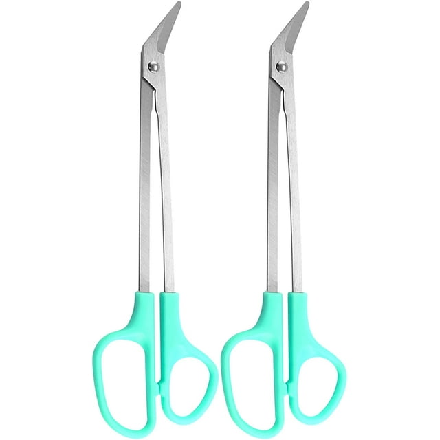 Tijeras para uñas de los pies SSuperp 2 piezas con Mango largo verde