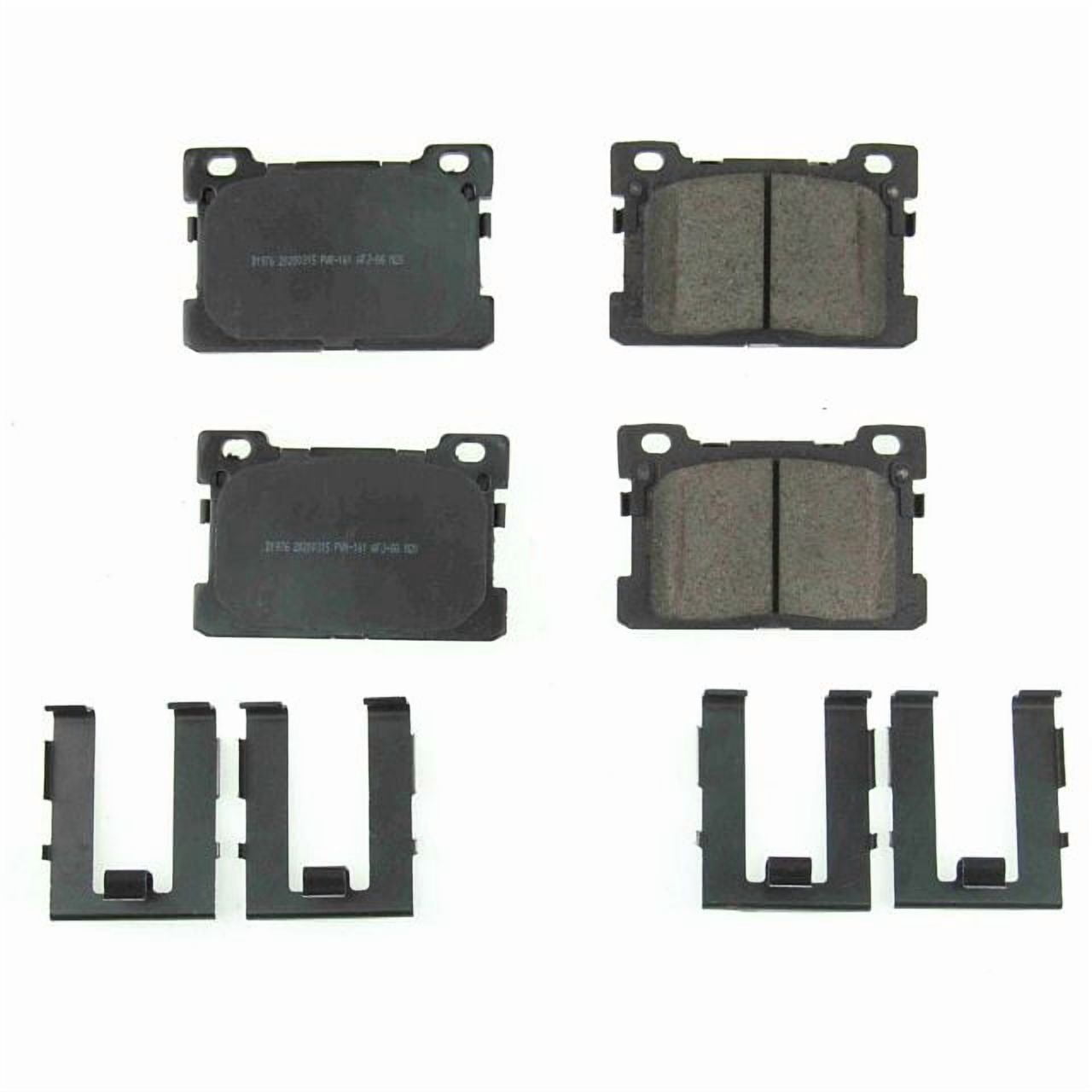 Power Stop Rear Z17 Evolution Ceramic Brake Pads with Hardware 17-1976