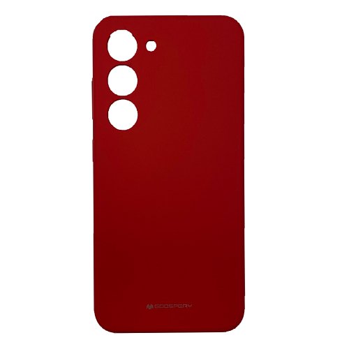 TopSave Goospery Liquid Silicone Rubber Bumper Case with Soft Microfiber for Samsung Galaxy A16 5G 6.7", Red