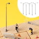 thumbnail image 4 of 5 farolas en miniatura para proyectos de bricolaje, adornos de trenes y lámparas. altura 105 cm, 4 of 6