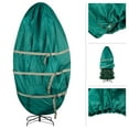 thumbnail image 4 of Tiny Tim Totes Upright Christmas Tree Storage Bag for 7.5ft Trees, 600D Canvas with Zipper, Green, 4 of 9