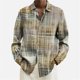thumbnail image 1 of Ropa de hombre, moda casual, material de alta calidad, camisa de traje azul púrpura, talla grande, fiesta de primavera y verano 2024, nueva oferta, 1 of 6