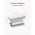 thumbnail image 2 of VEVOR Cabinet Knobs Drawer Kitchen Pulls 10 Pack 1.42 in Rectangular Zinc Alloy, 2 of 9