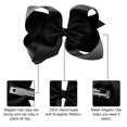 thumbnail image 6 of NOGIS Black Bows for Girls,6PCS Hand-made Grosgrain Ribbon Hair Bows Alligator Clips Hair Accessories for Little Teen Toddler Girls Kids, 6 of 7
