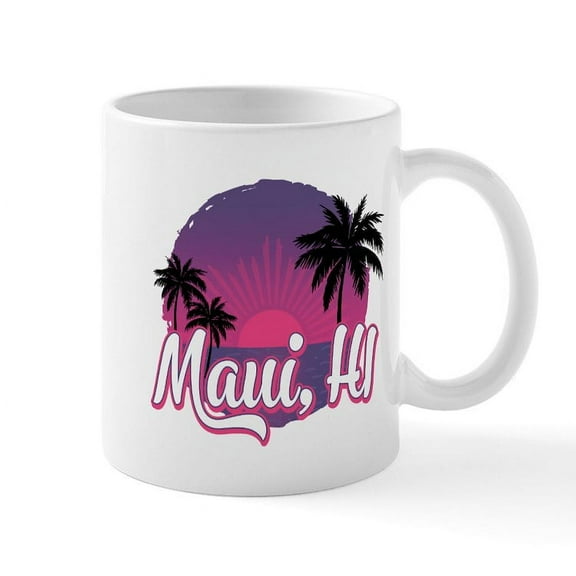 CafePress - Maui, Hawaii - 11 oz Ceramic Mug - Novelty Coffee Tea Cup