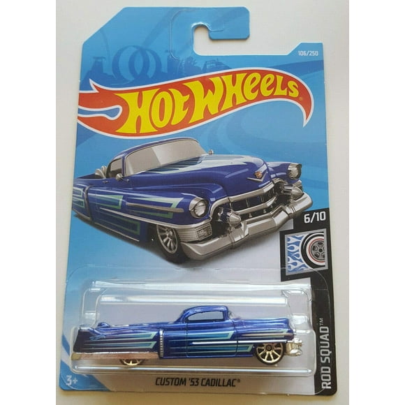 Auto de juguete Hot Wheels 2019 Mainline Rod Squad Custom '53 Cadill