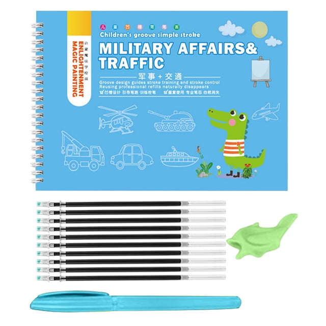 Drawing Book For Children Enlightenment Picture Book Pen Control Training Copybook 10ml