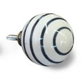 thumbnail image 2 of KNOB-IT VINTAGE HANDPAINTED CERAMIC KNOBS (8 Pack) K000001, 2 of 3