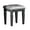 Gray, variant on Modern Glam Bedroom Vanity Stool with Wood Frame,Vanity Square Makeup Stool,Luxury White Finish Faux Leather Tufted Seat with Foam Cushion,Entryway Ottoman Stool for Bedroom Living Room,White