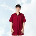 thumbnail image 2 of EeaseCA Hair Dye Clothes Simple Hair Treatment Short Sleeve Work Clothes for Man Woman (Red M), 2 of 8
