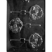 Cybrtrayd Life of the Party J093 Music Staff Note Clef Lolly Chocolate Candy Mold in Sealed Protective Poly Bag Imprinted with Copyrighted Cybrtrayd Molding Instructions