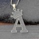 thumbnail image 3 of Nuevo collar de cadena colgante Zirc-z Bet Punk Hip-hop Fash, 3 of 4