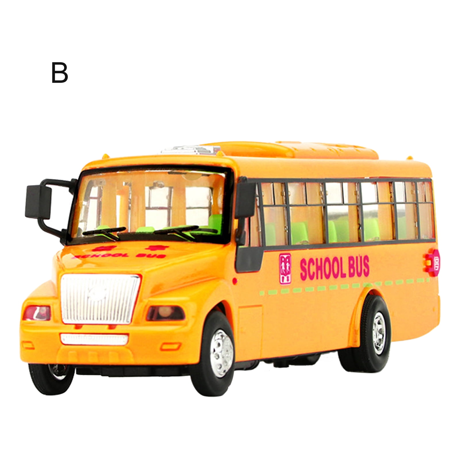 Gwong Educational Kids Bus Model Inertia Driving High Simulation