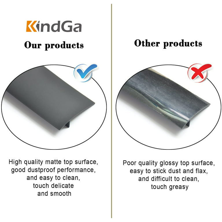 Silicone Stove Counter Gap Cover by Kindga 21 Easy Clean Gap Filler Sealing Spills Between Kitchen Counter Appliances Stovetop Oven Washing