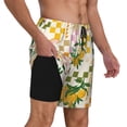 thumbnail image 3 of Haiem Fruit Men'S Quick-Dry Swim Trunks: Comfortable Beach Shorts With Mesh Lining And Pockets - Ideal For Swimming And Sunbathing Medium, 3 of 9