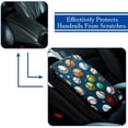 thumbnail image 5 of Baseball Soft Comfortable Furry Printed Armrest Cover, Car Armrest Cover, Armrest Accessory, 12.5x8.2 Inch, 5 of 6
