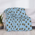 thumbnail image 3 of Yiaed German Shepherd Puppy Print Blanket Throw Blanket Soft Cozy Flannel Blanket for Home Bed Sofa Couch Chair-40"x30", 3 of 6