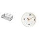 thumbnail image 1 of Reloj De Pared Redondo Silencioso Contemporáneo Con Números Grandes Para El Hogar, La Oficina, La Sala De Estudio, Reloj Colgante Decorativo Moderno, Diseño Silencioso., 1 of 8