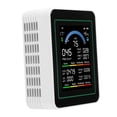 thumbnail image 1 of Medidor De Aire Compatible Con Tuya WiFi 10 En 1 CO2 CO TVOC HCHO PM2.5 PM10 PM0.3 Índice De Del Aire Temp Probador De Detección De Humedad Portátil Para, 1 of 7
