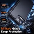 thumbnail image 5 of Military Grade TUFF Hybrid Armor Case for iPhone 16e - Black, 5 of 5