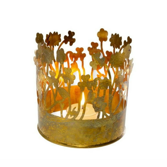 Floral Fields Silhouette Votive