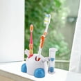 thumbnail image 3 of Soporte para cepillos de dientes ANGGREK 3 minutos Plástico azul rosa verde, 3 of 8