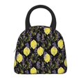 thumbnail image 3 of Vsdgher Insulated Lunch Bag Simple Bento Cooler Bag Lunch Tote Bag , Suitable for picnics, school, work (Lavender Flowers Print ), 3 of 5