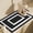 Black-Striped, variant on Coffee Bar Mat for Countertop, Dish Drying Mats for Kitchen Counter, Absorbent, Non-Slip, Kitchen Aesthetic Decor, (12"x19", Grey)