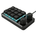 thumbnail image 5 of Programmable 12 Key Mini Mechanical Gaming Keyboard With Dual Knobs and RGB Lighting Type C Cable, 5 of 11