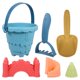 thumbnail image 1 of FELTECHELECTR 1 juego de juguetes de playa para niños, juguetes para hacer castillos de arena, juguetes para excavar arena, juguetes para la arena, 1 of 6