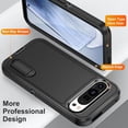 thumbnail image 3 of KOMI Shockproof Case for Google Pixel 9/9 Pro/9 Pro XL,Scratch-Resistant Drop Protection Case with Kickstand Raised Edges Highly Grippy Cover, 3 of 5