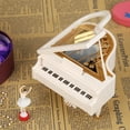 thumbnail image 4 of Yuhsdv Dancing Ballerina Music Box - Wind Up Musical Jewelry Box with Rotating Figures, Birthday Gift for Girls, Women, Home Decor (White), 4 of 9