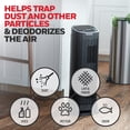 thumbnail image 4 of Prefiltro purificador de aire Honeywell Household, paquete de 2, negro, 4 of 7