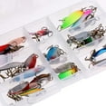thumbnail image 4 of 10/30 Fishing Spoon Crank Baits Hooks - Mixed Size - Mixed Color  10Pcs, 4 of 6