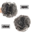 thumbnail image 2 of Postizo de goma para el pelo marrón oscuro CHAO clip para bolsa de rizos 12 cm 50 g, 2 of 5