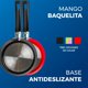thumbnail image 5 of Juego 3 Sartenes Con Antiadherente Aluminio 18 20 24cm Negro, 5 of 8