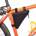 thumbnail image 2 of M Buder Bolsa de Tubo Superior de Bicicleta Triángulo Accesorios Ciclismo (Negro y Azul) 20 cm / 7.8 in, 2 of 2