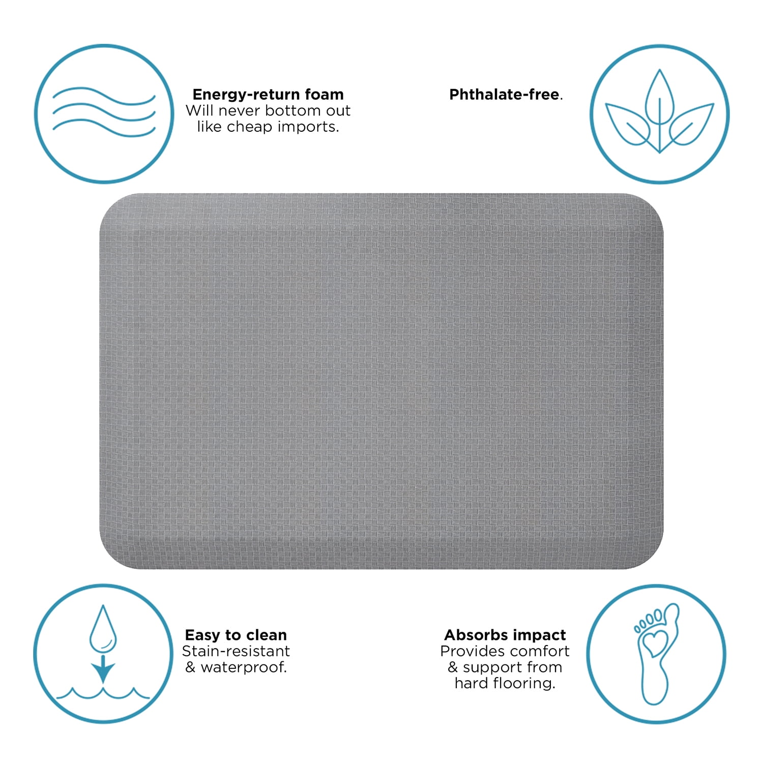 This Editor-Approved Kitchen Mat Uses Gel and Memory Foam for