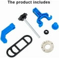 thumbnail image 3 of HUGFEGWE Portable Bicycle Wheel Truing Stand,Mini, Lightweight & Compact Bike Rim Adjustment Tool for Easy Wheel Repair & Tuning (Blue) AZ824-7105, 3 of 7