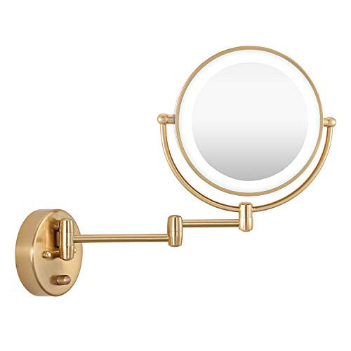 Led Lighted Makeup Mirror Hardwired, Best Hardwired Lighted Makeup Mirror